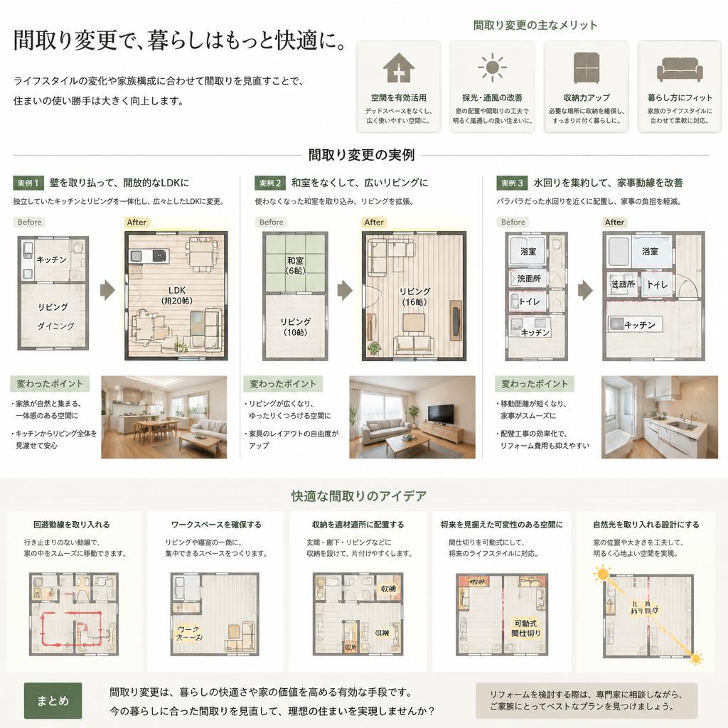 2. 間取り変更で得られる効果