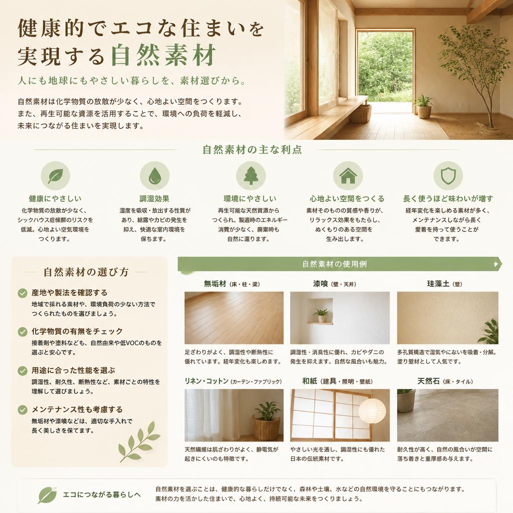 3. 自然素材の魅力