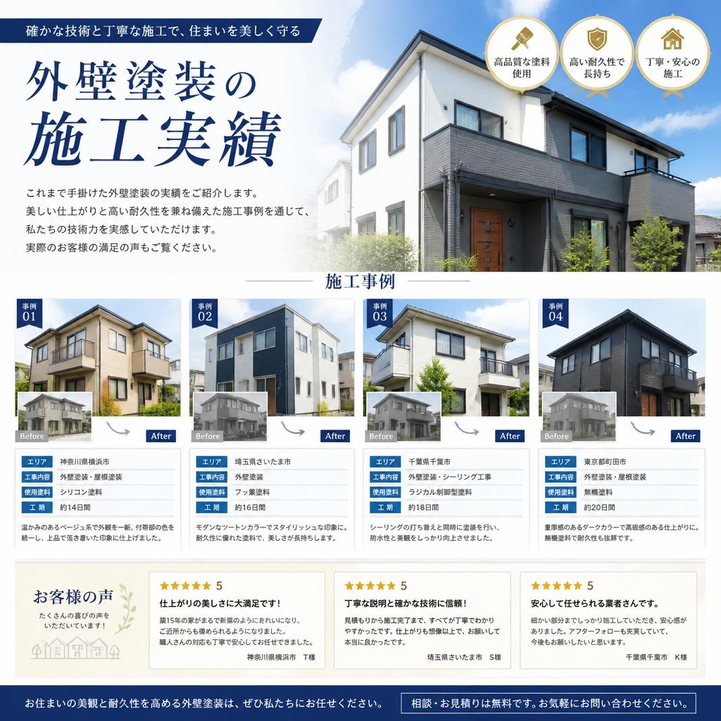 実績紹介：美しさの証明