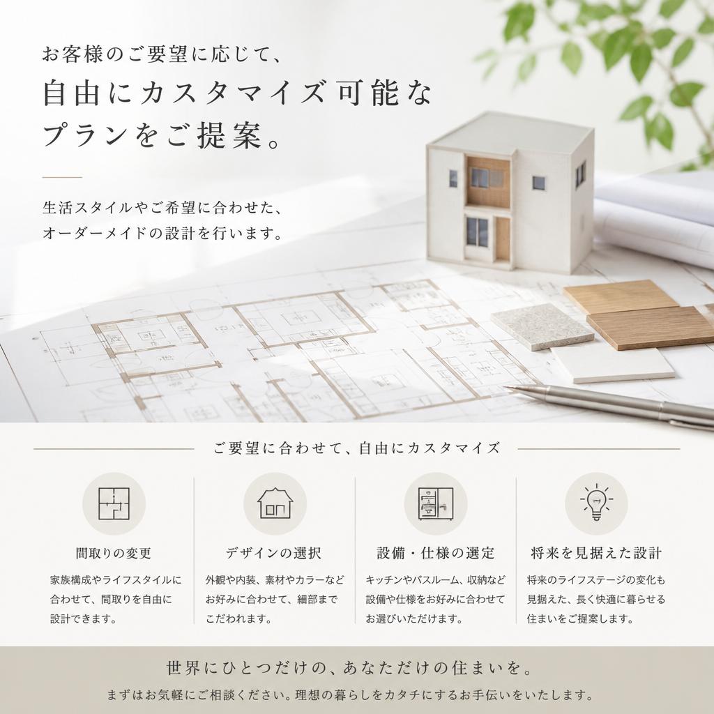 個々のニーズに応じたカスタマイズ