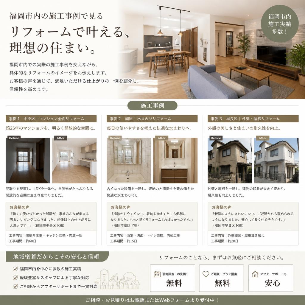 施工事例の紹介