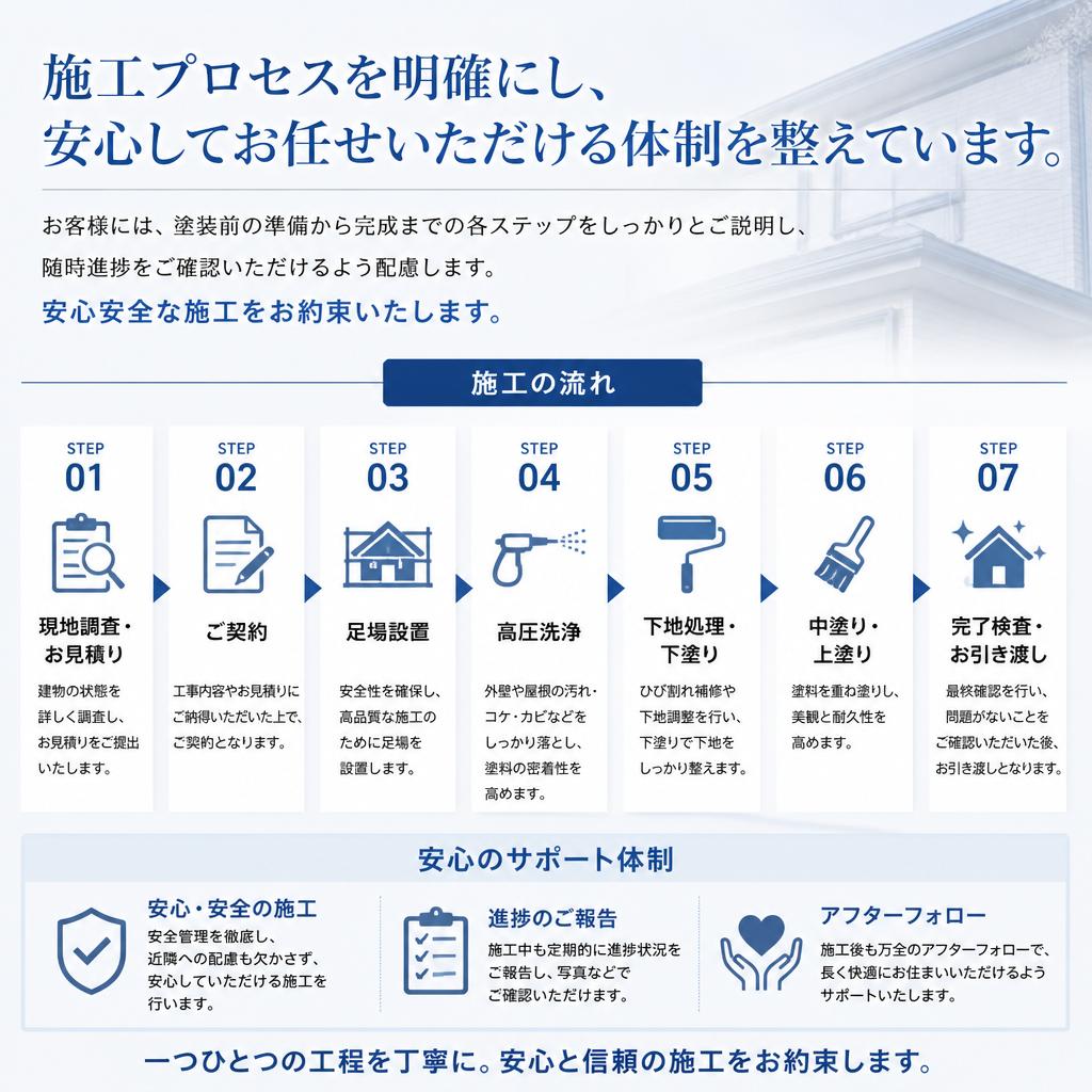 施工プロセスの透明性