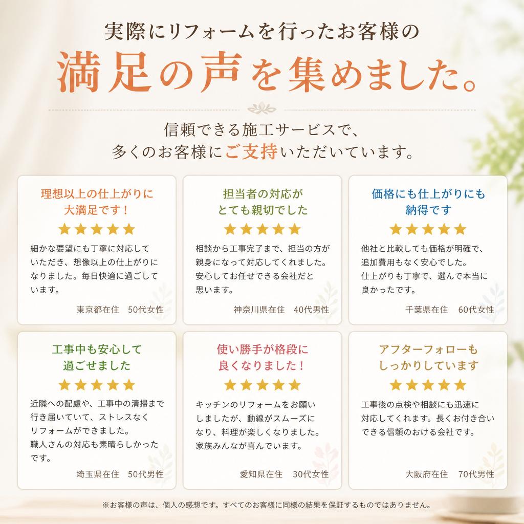 お客様の声