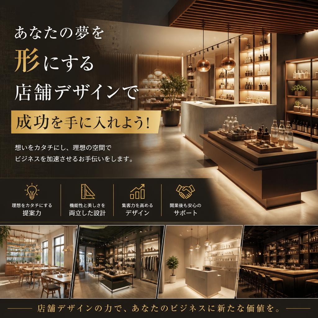 あなたの夢を形にする店舗デザインで成功を手に入れよう！
