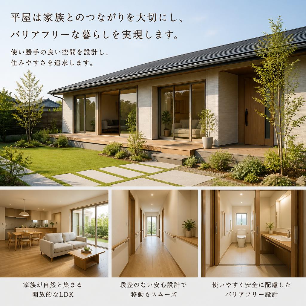 平屋の魅力を知る