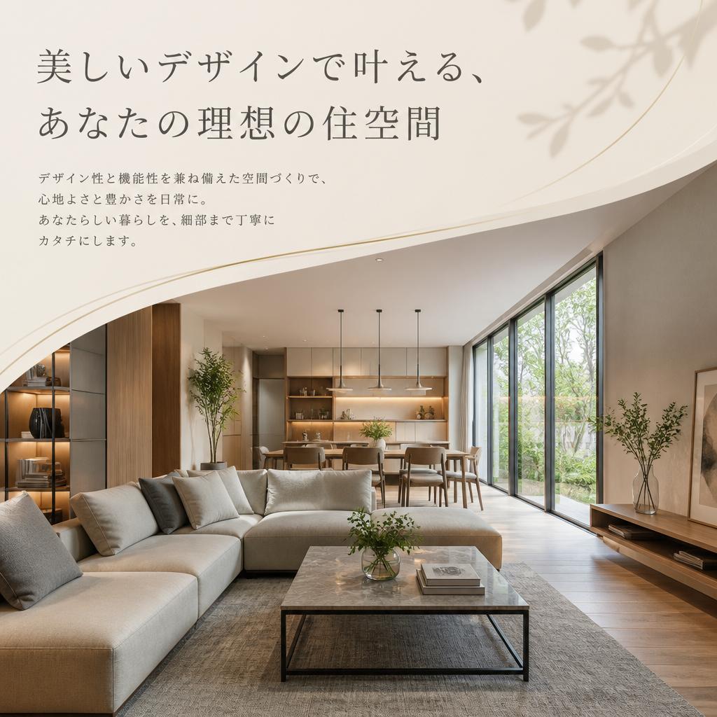 美しいデザインで叶える、あなたの理想の住空間