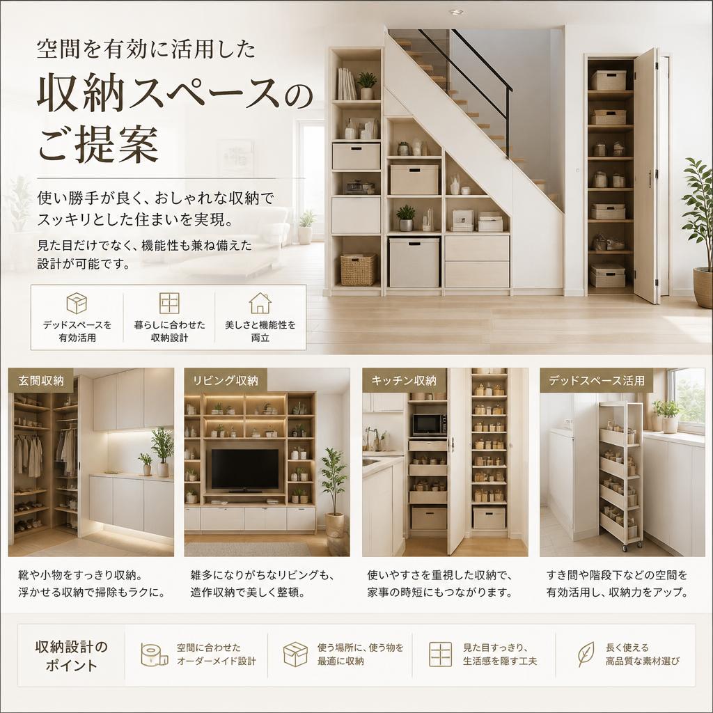 収納スペースの工夫
