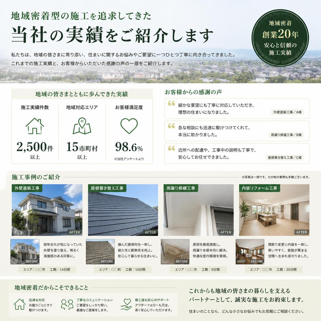 福岡市・糸島市の施工実績