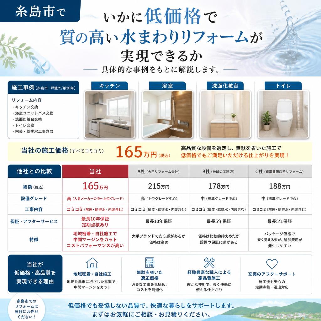 コストパフォーマンスの優れた提案