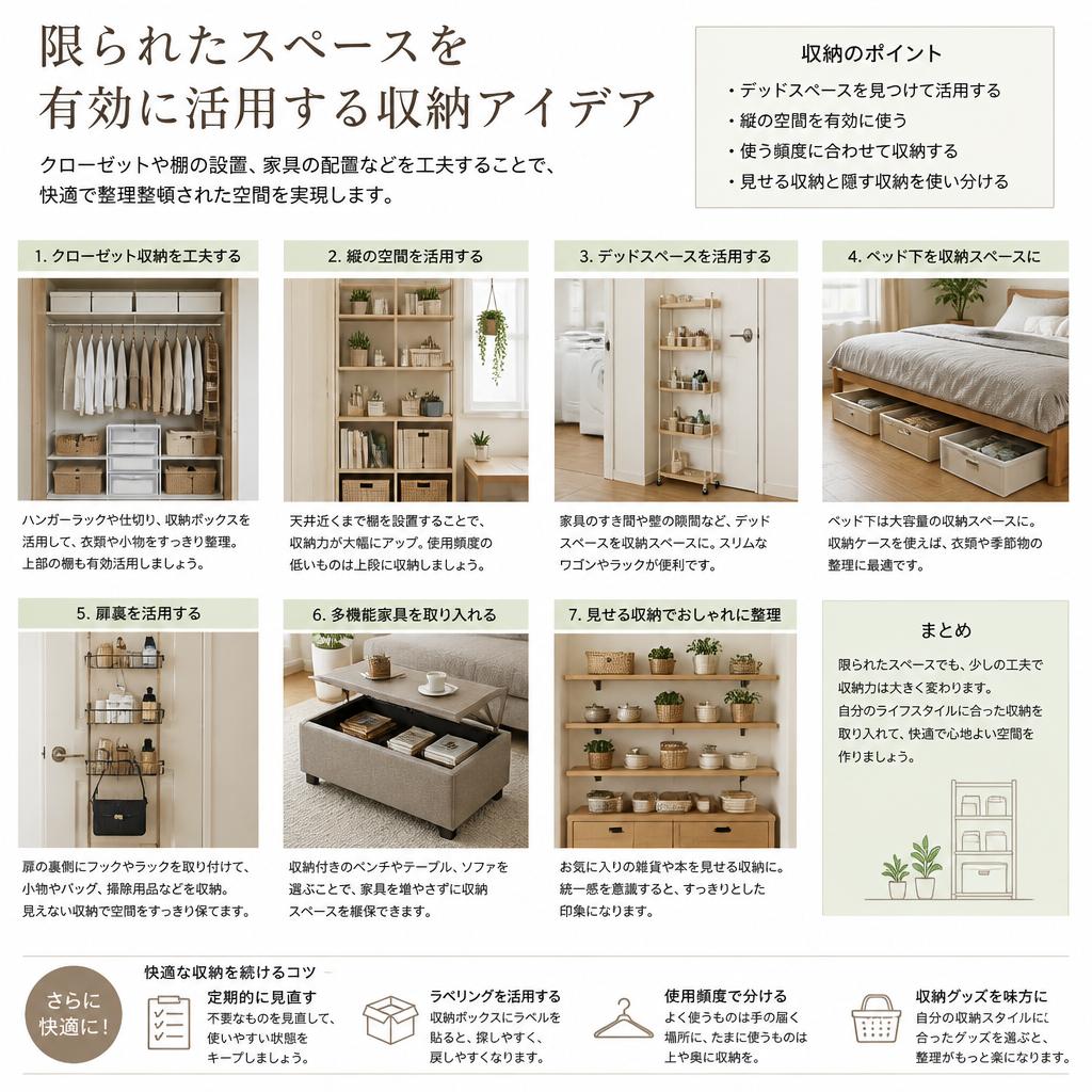 快適な収納スペースの提案