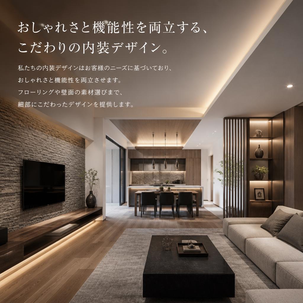 内装デザインのこだわり