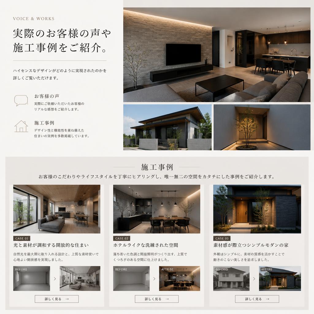 お客様の声と事例