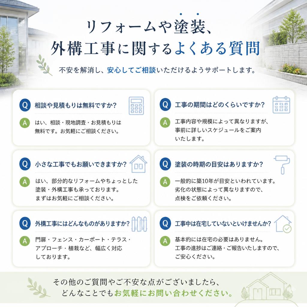 5. よくある質問 - 初めての方でも安心！