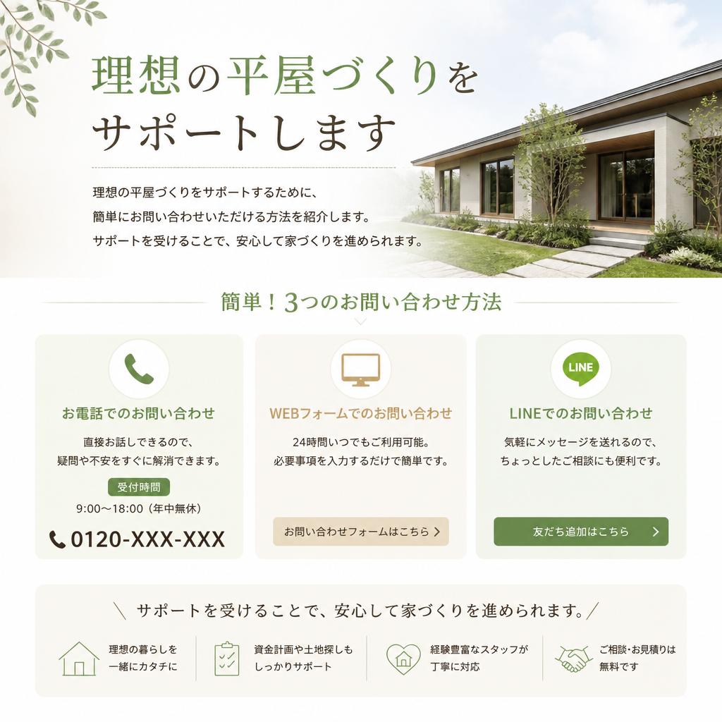 7. お問い合わせはお気軽に