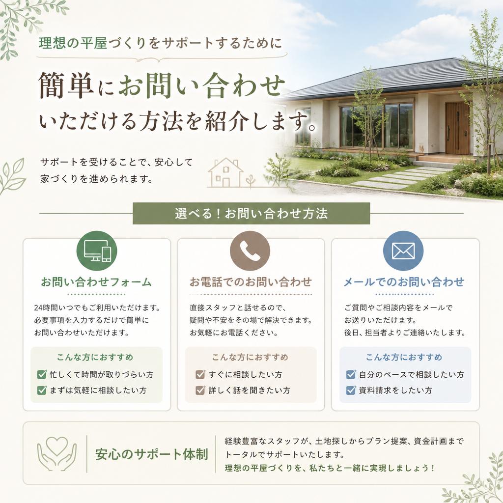 7. お問い合わせはお気軽に