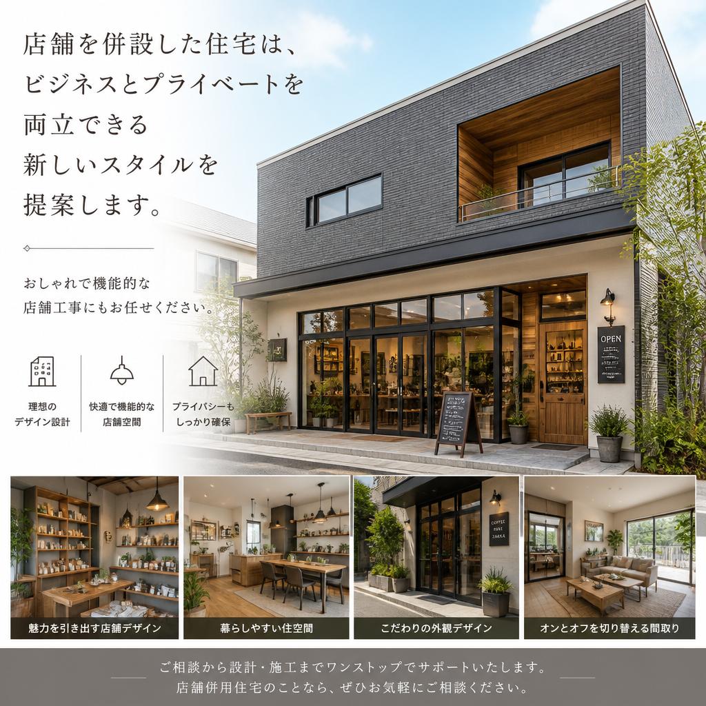 店舗工事にも対応！新しいビジネススタイルの確立