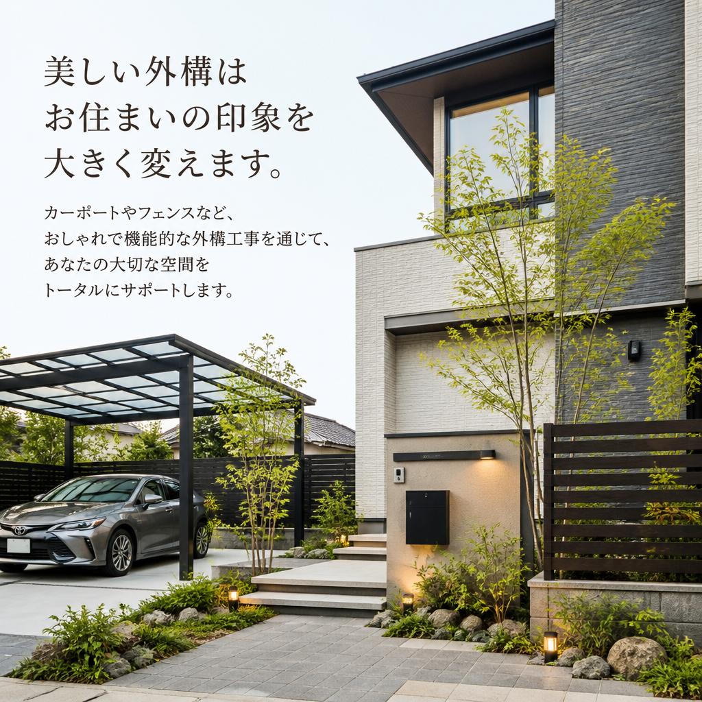 外構工事で魅せる！理想のライフスタイルの実現