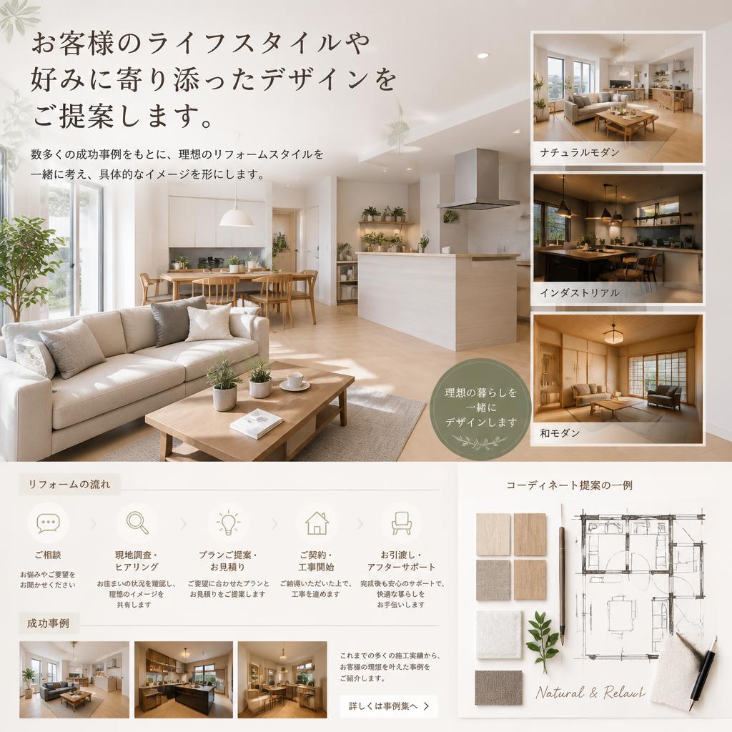 お客様の声を反映したデザイン
